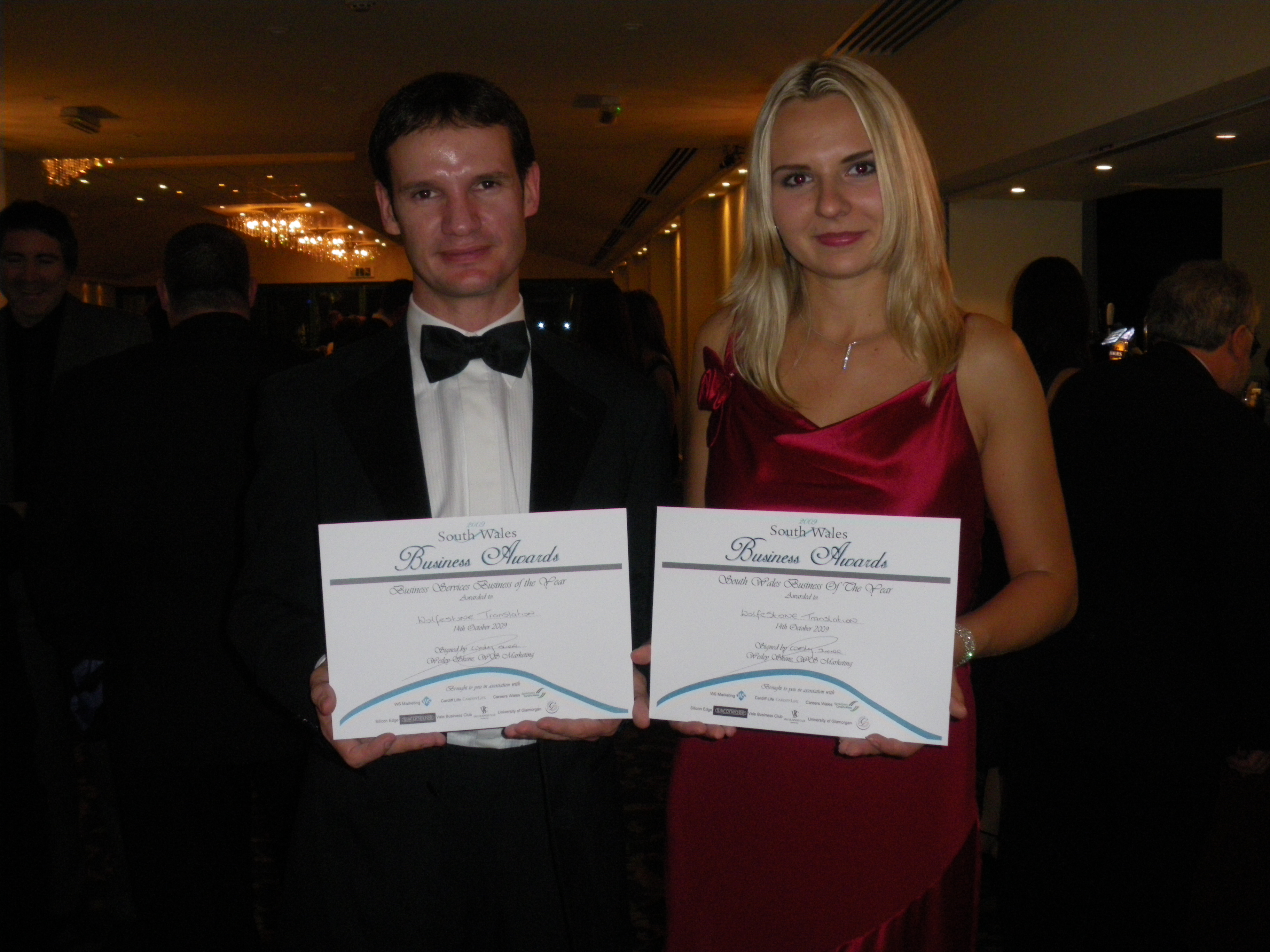 Roy and Anna award winners 2009