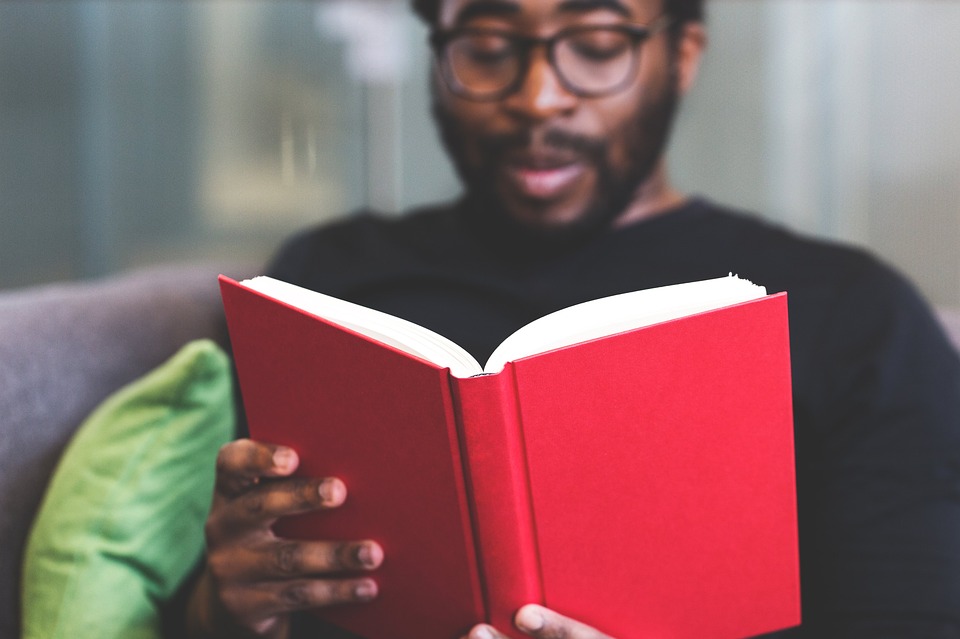 Image of a person reading