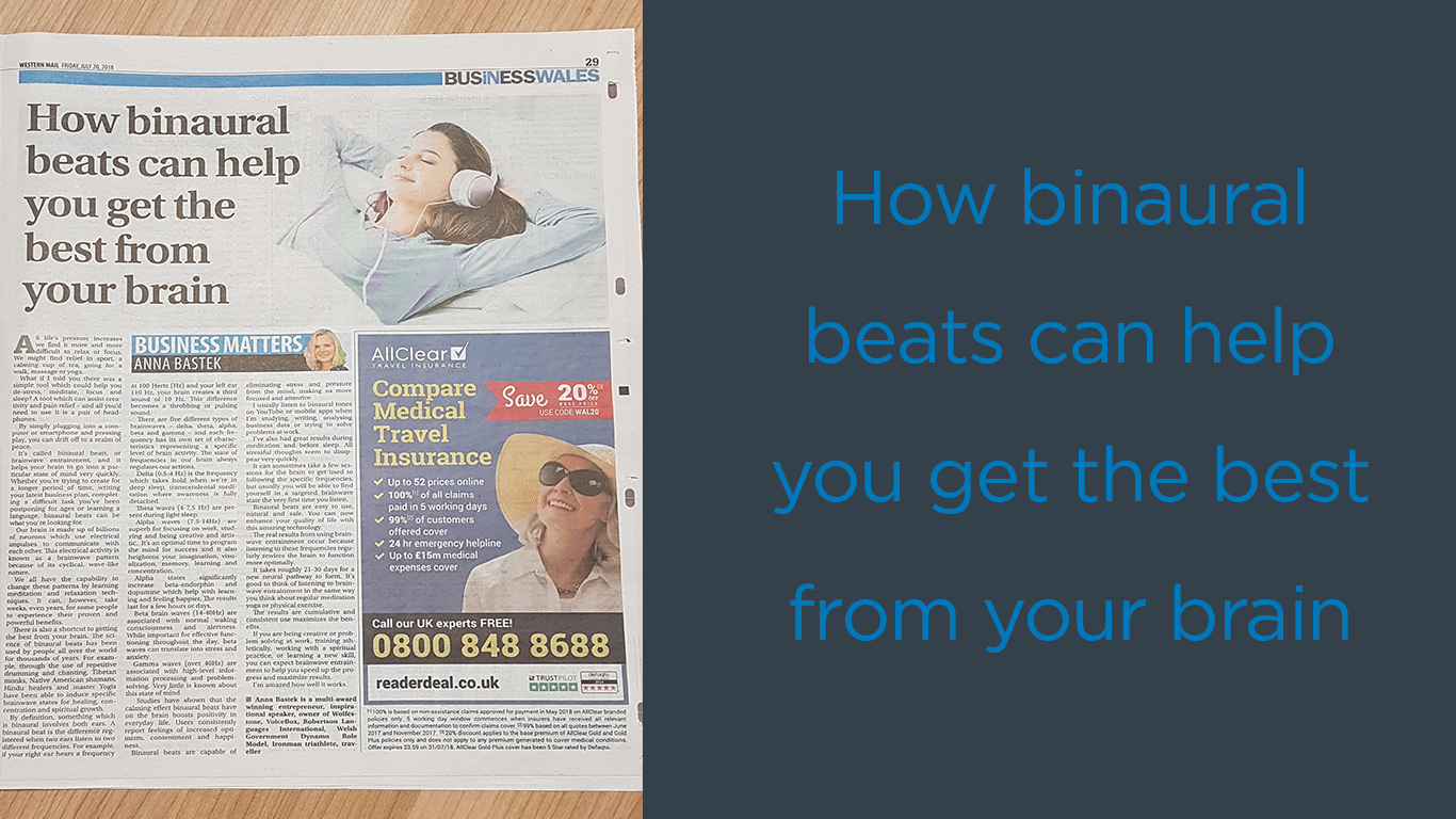How binaural beats can help you get the best from your brain