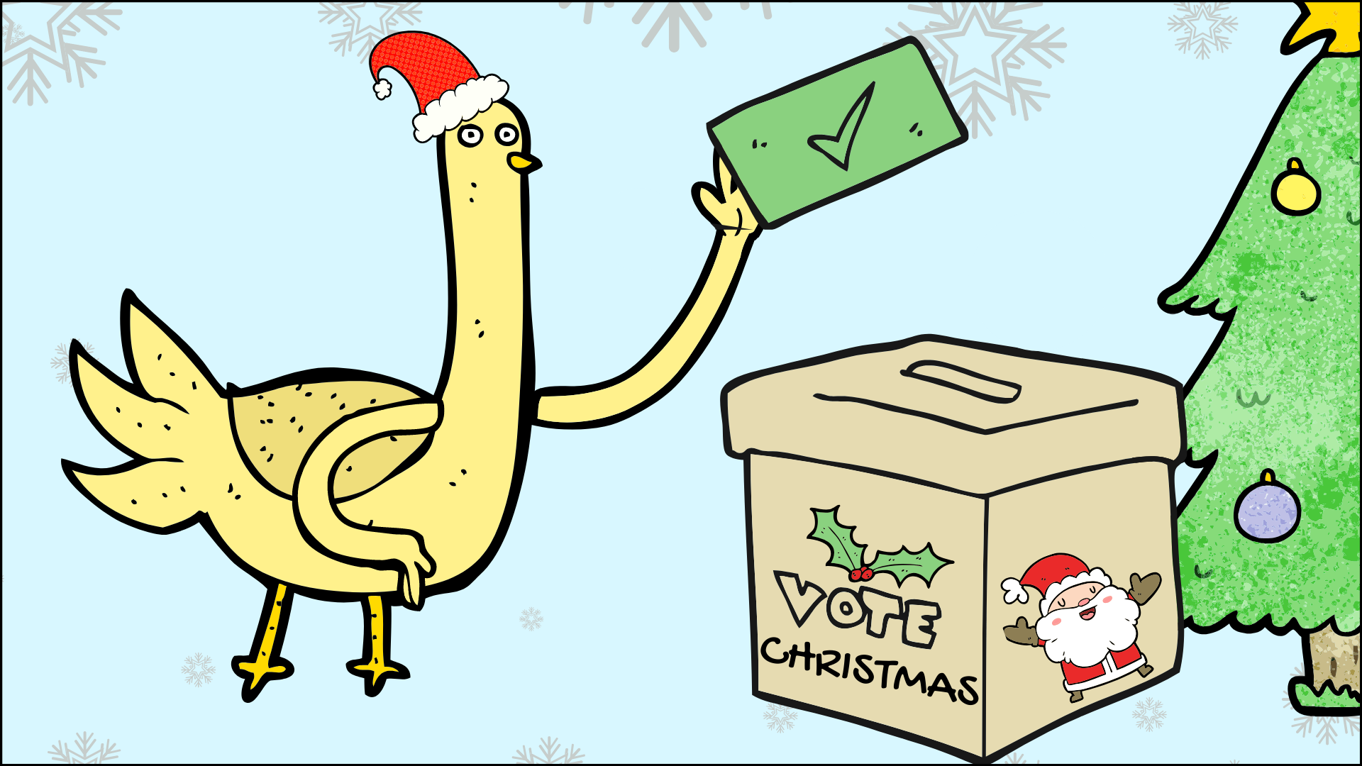 Turkey voting for Christmas