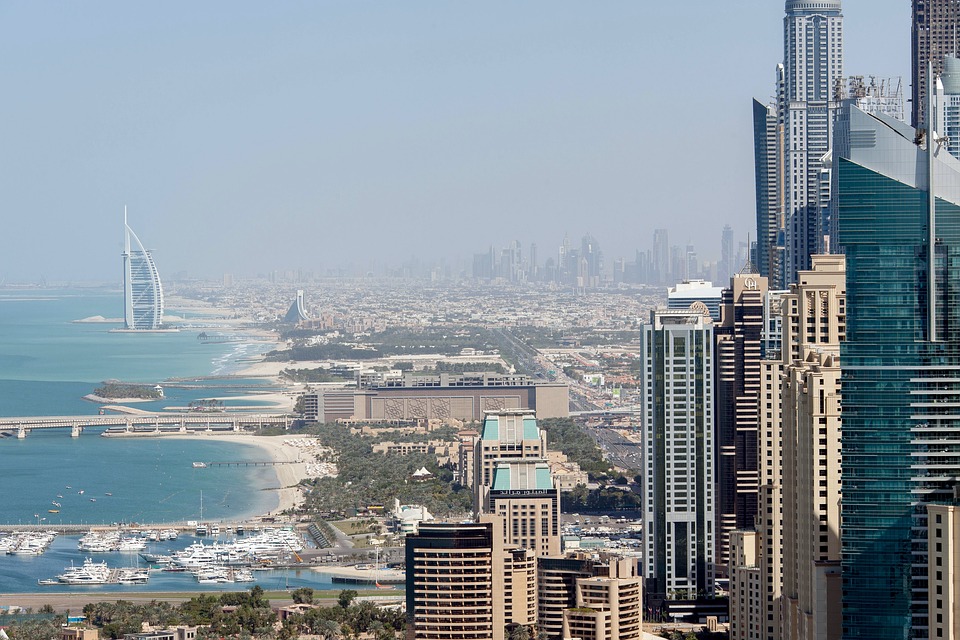 View from Dubai's media city