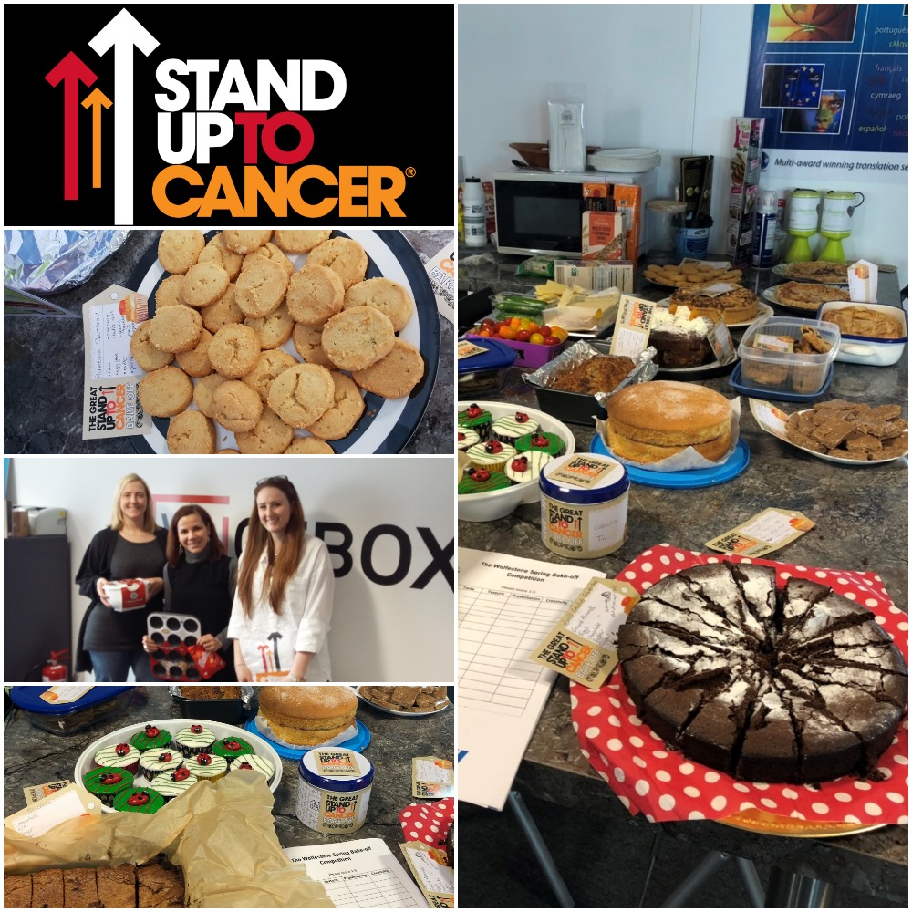 Wolfestone bake-off competition for stand up for cancer